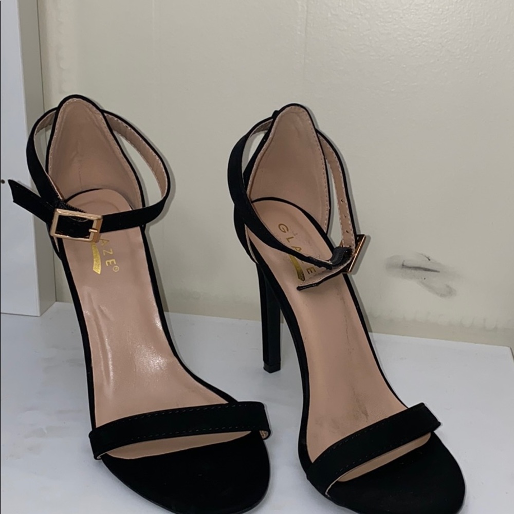 Black high heels